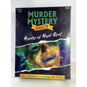 Murder Mystery Party Game Murder at Mardi Gras 2016 University Games NEW SEALED